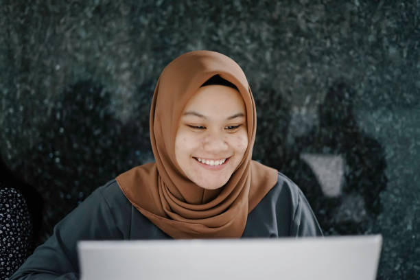 istock Happy Muslim Woman in Working Place 1162997876
