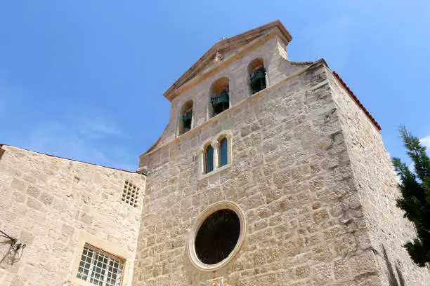 Historic Benedictine Convent of St. Margaret in town Pag, on island Pag, Croatia.