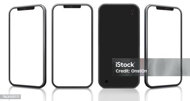 Phone Back View User Guide Mobile Phone From Different Angles And Back View Stock Photo - Download ...