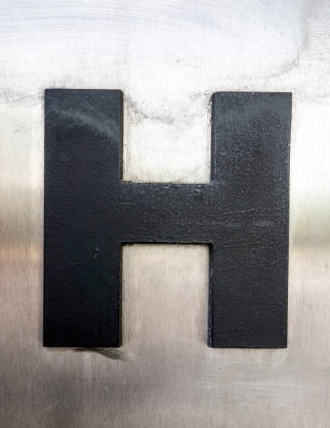 istock Written Wording in Distressed State Typography Found Letter H 1163000186