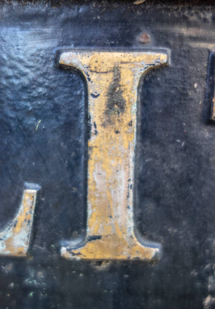 istock Written Wording in Distressed State Typography Found Letter i 1163000370