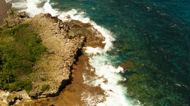 istock Ocean with waves crashing on the shore 1163001192