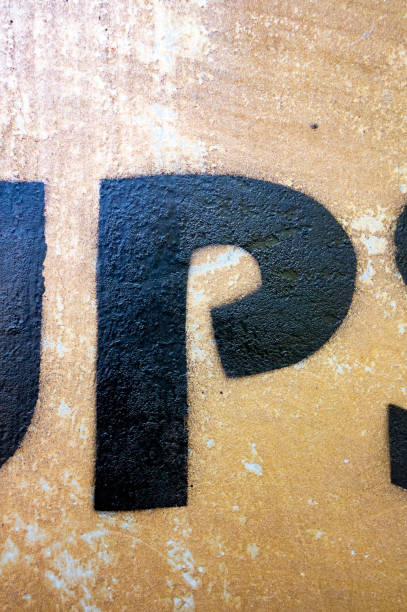istock Written Wording in Distressed State Typography Found Letter P 1163001264