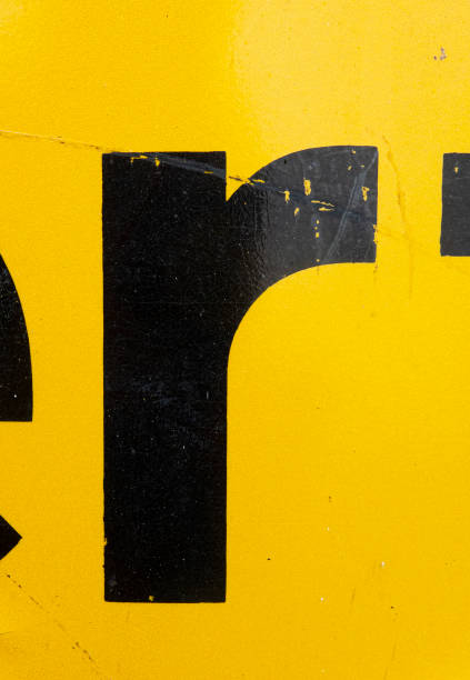 istock Written Wording in Distressed State Typography Found Letter R 1163001371