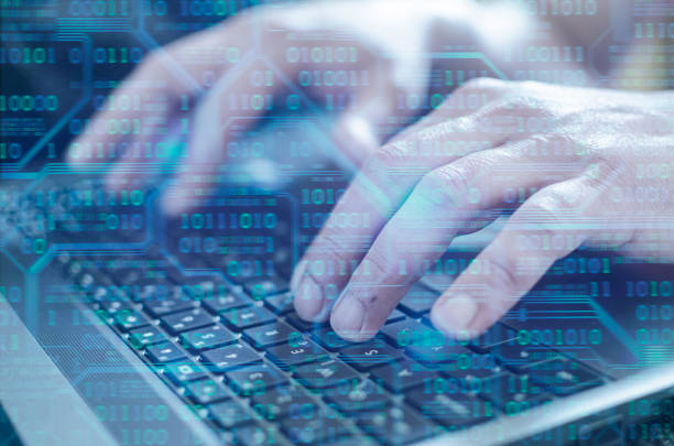 istock Close up of business man hand working on  laptop computer 1163001399