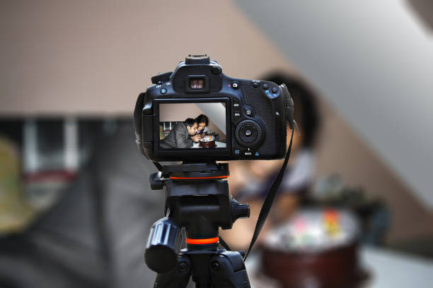 istock Couple celebrating anniversary together at home 1163005842