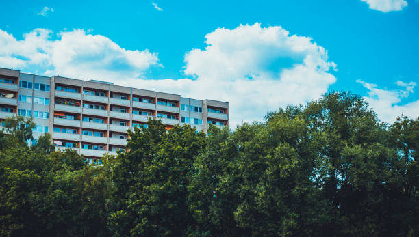 istock apartment building at east berlin in the summer 1163008877