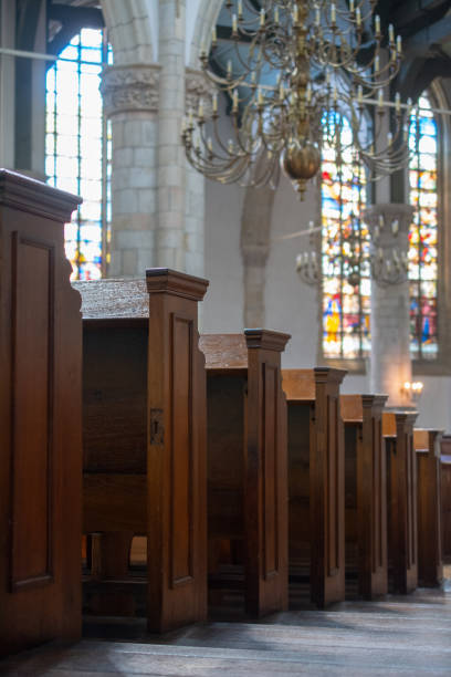 Leipzig, Germany - 10 Aug, 2012: Organist playing in the Thomaskirche St Thomas Church where Johann Sebastian Bach worked as a Kapellmeister and the current location of his remains