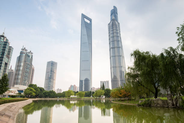 istock skyscrapers in Shanghai 1163014284