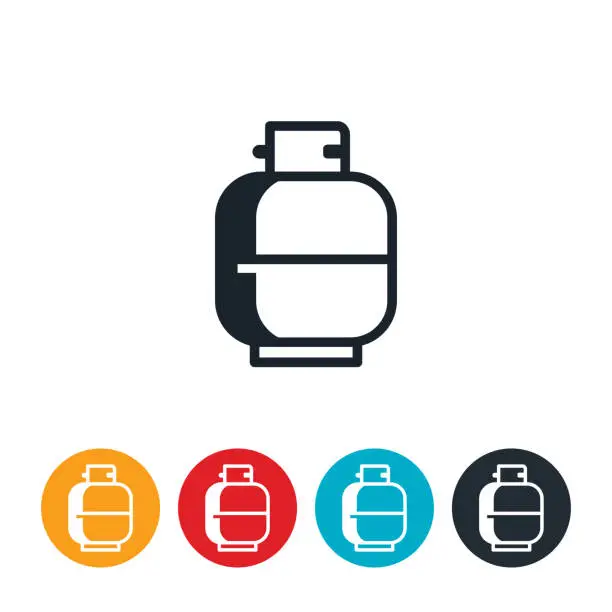 Vector illustration of Propane Tank Icon