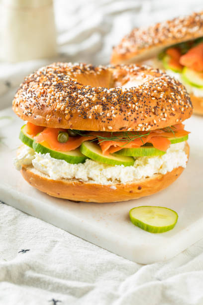 istock Homemade Salmond Lox Sandwich 1163019300