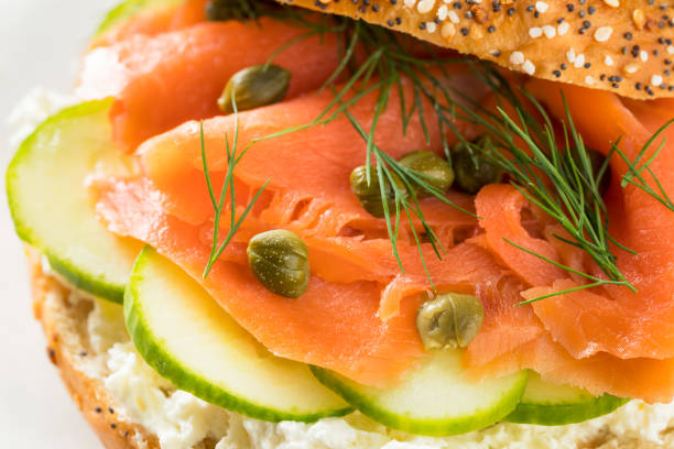 istock Homemade Salmond Lox Sandwich 1163020034