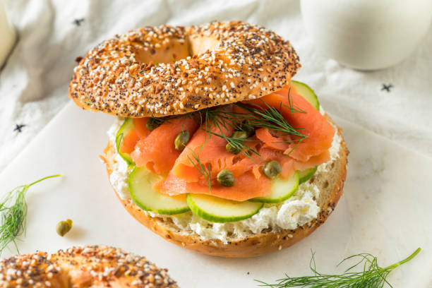 istock Homemade Salmond Lox Sandwich 1163020149