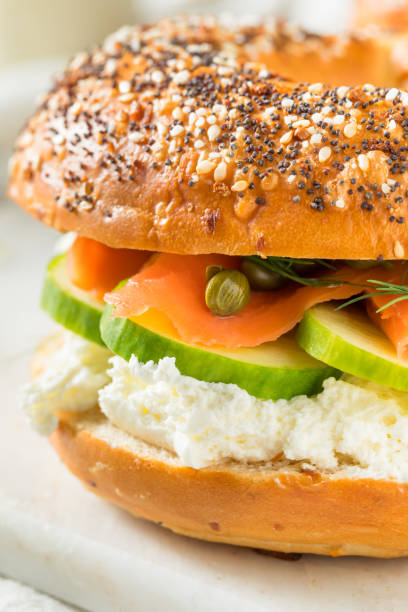 istock Homemade Salmond Lox Sandwich 1163020264