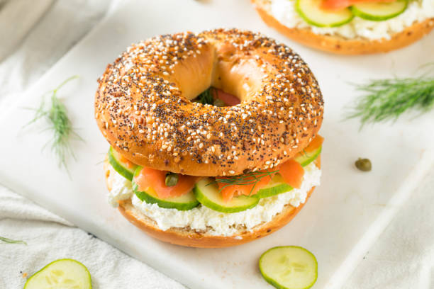 istock Homemade Salmond Lox Sandwich 1163020353