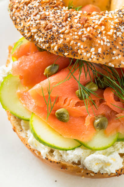 istock Homemade Salmond Lox Sandwich 1163020364
