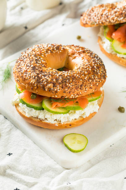 istock Homemade Salmond Lox Sandwich 1163020385
