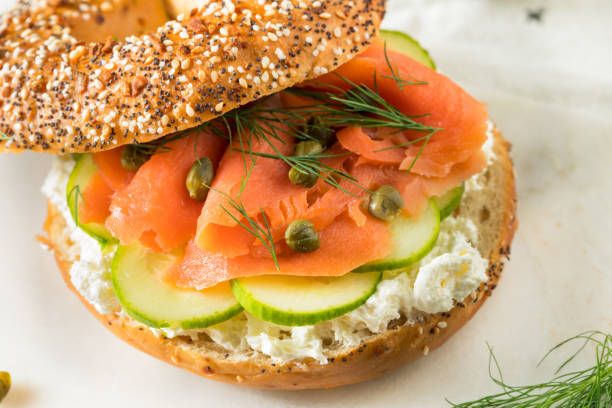 istock Homemade Salmond Lox Sandwich 1163020417