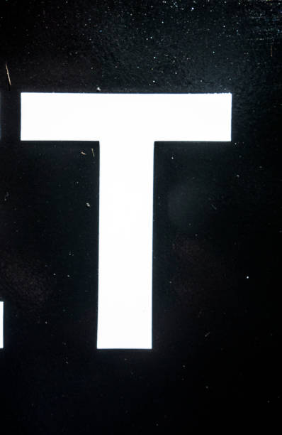 istock Written Wording in Distressed State Typography Found Letter T 1163021296