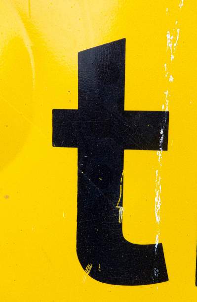 istock Written Wording in Distressed State Typography Found Letter T 1163021442