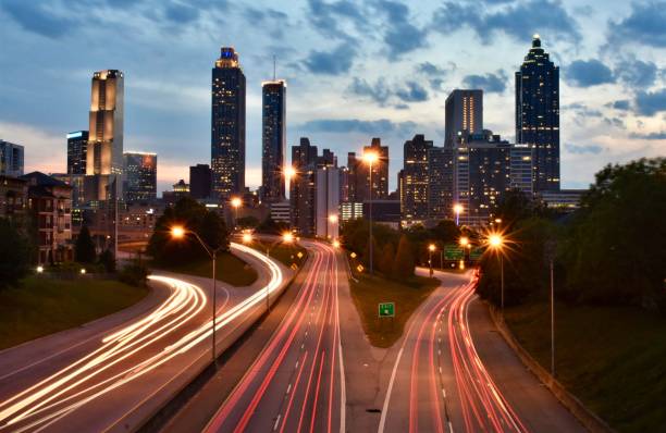 istock Downtown Atlanta at Sunset 1163025024
