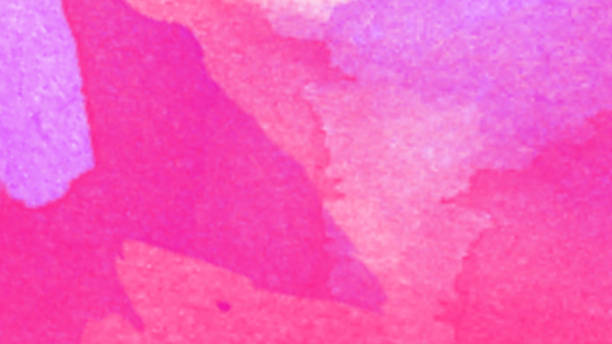 istock Pink abstract watercolor image on white background 1163025460