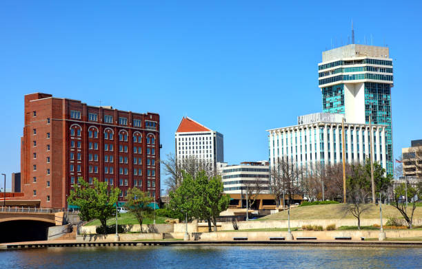 Wichita, Kansas Wichita is the largest city in the U.S. state of Kansas and the county seat of Sedgwick County. wichita photos stock pictures, royalty-free photos & images