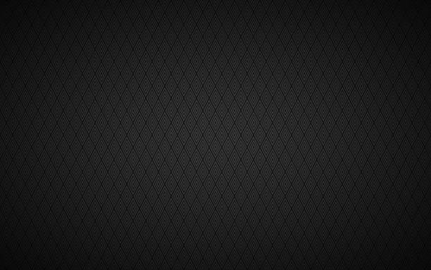 czarny nowoczesny wzór bez szwu, czarno-szare luksusowe tło, ilustracja wektorowa składająca się z rombów - two dimensional shape pattern black rhombus stock illustrations