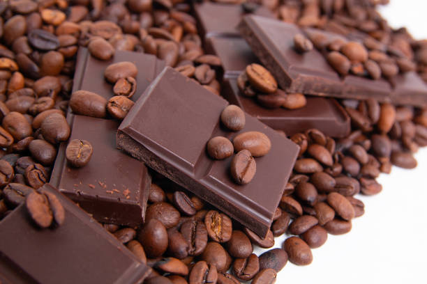 istock dark milk chocolate and coffee beans 1163033339
