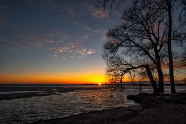 istock Sunset at Lagoon City 1163034320