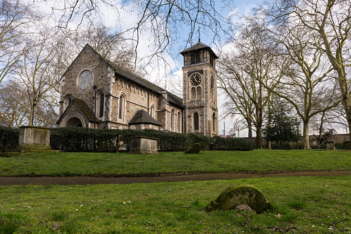 St Pancras Old Church in Somers Town.