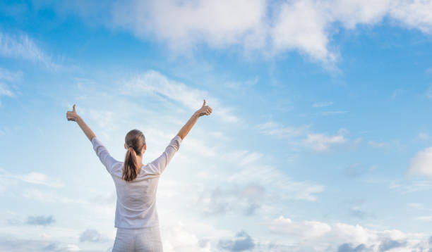 istock Happy young woman 1163040186