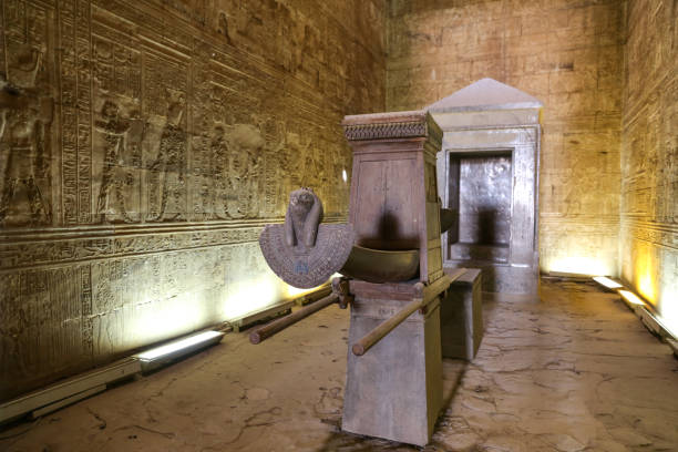 istock Inside of Edfu Temple in Edfu, Egypt 1163048529