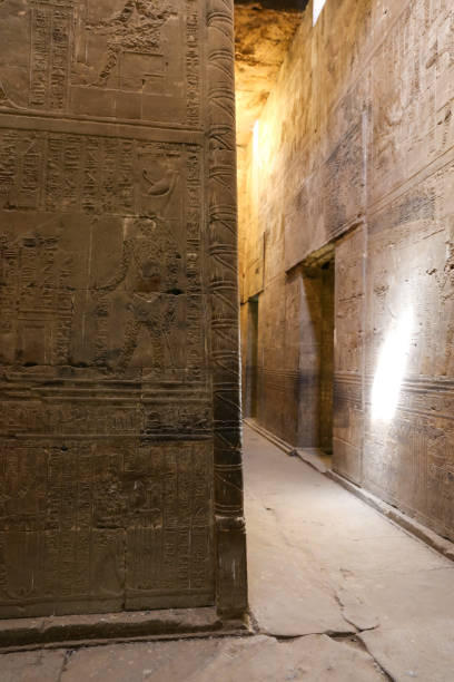 istock Inside of Edfu Temple in Edfu, Egypt 1163048537