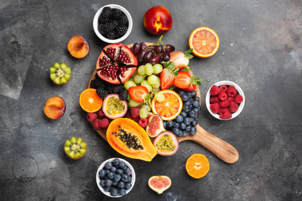 istock Delicious rainbow fruits 1163051903