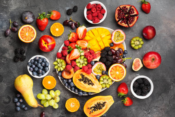 istock Delicious rainbow fruits 1163051904