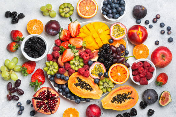 istock Delicious rainbow fruits 1163052009