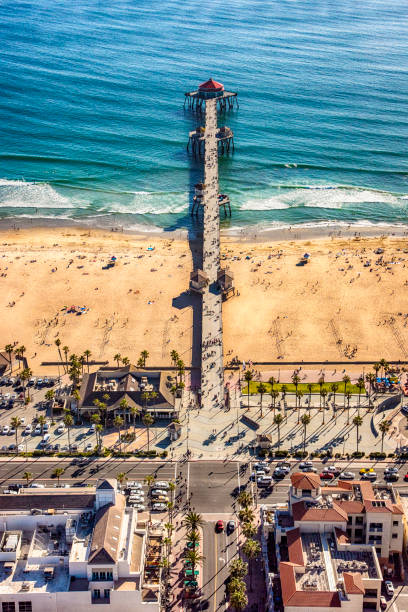 istock Huntington Beach Pier From Above 1163059628