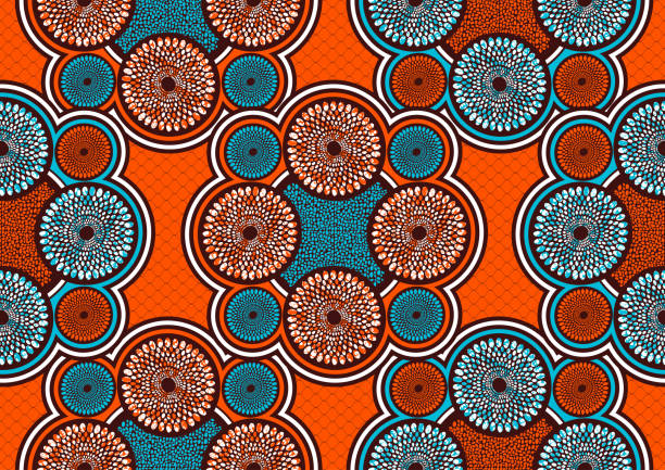 ilustrații de stoc cu textile moda africane de imprimare 63 - indonezia