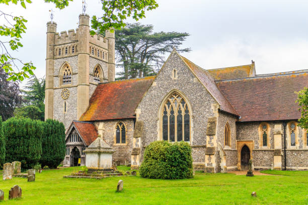 istock St Mary the Virgin Church, Hambledon 1163069523