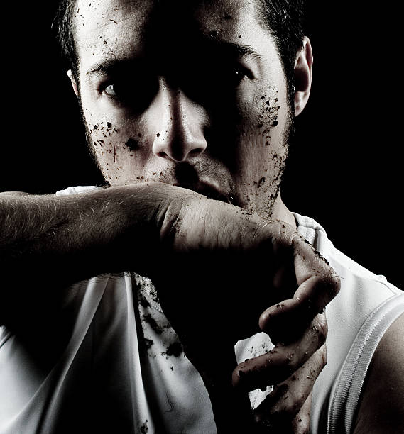 istock dirty man after sport 116307775