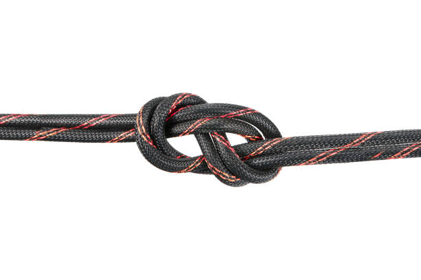 istock black rope with knots isolated on white background 1163084872