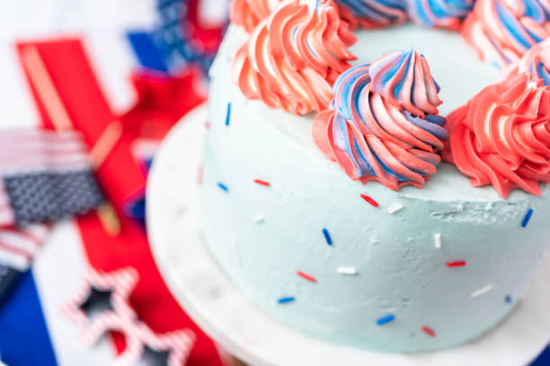 istock Cake, cookies, and fruit and vegetable snack tray 1163088737