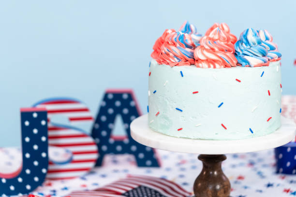 istock Cake, cookies, and fruit and vegetable snack tray 1163088795