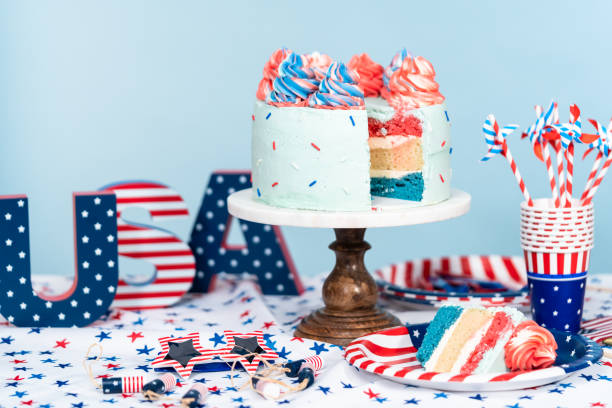 istock Cake, cookies, and fruit and vegetable snack tray 1163088835