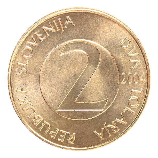 istock Isolated Tolar Coin - Slovenia 1163090429