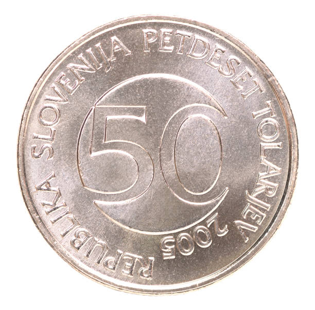 istock Isolated Tolar Coin - Slovenia 1163090432