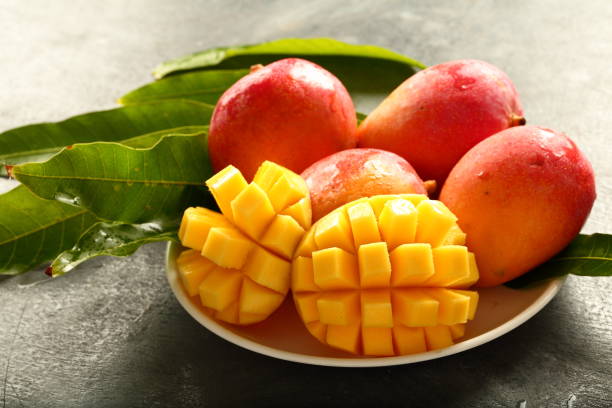 istock Fresh sweet Indian mango salad 1163091520