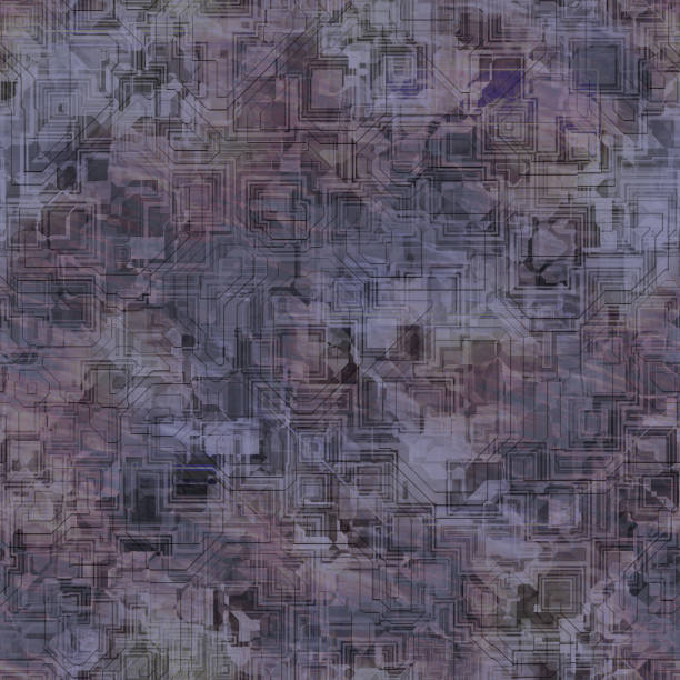 istock Spaceship hull texture or pattern. Seamless SciFi Panels. Futuristic illustration 1163094235