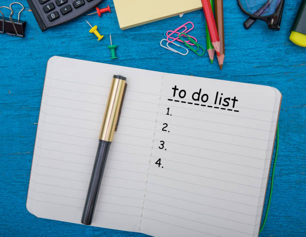 istock To Do List Written On Notebook With Office Supplies On Blue Table 1163099065